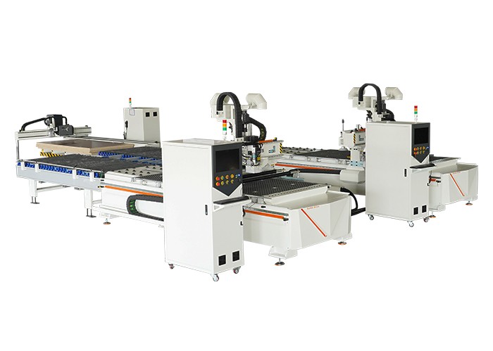 一拖二板式家具生產線