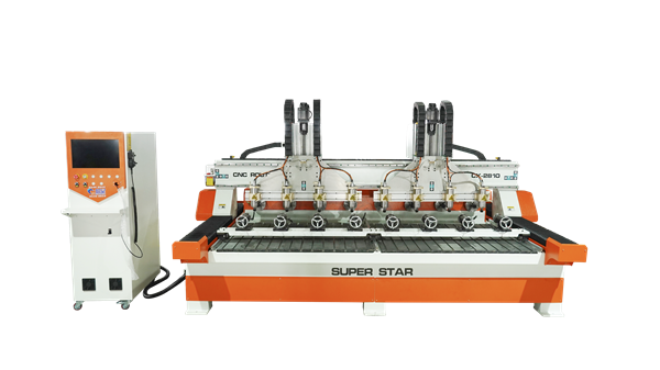 二拖八四軸四聯動圓柱雕刻機CX-2810